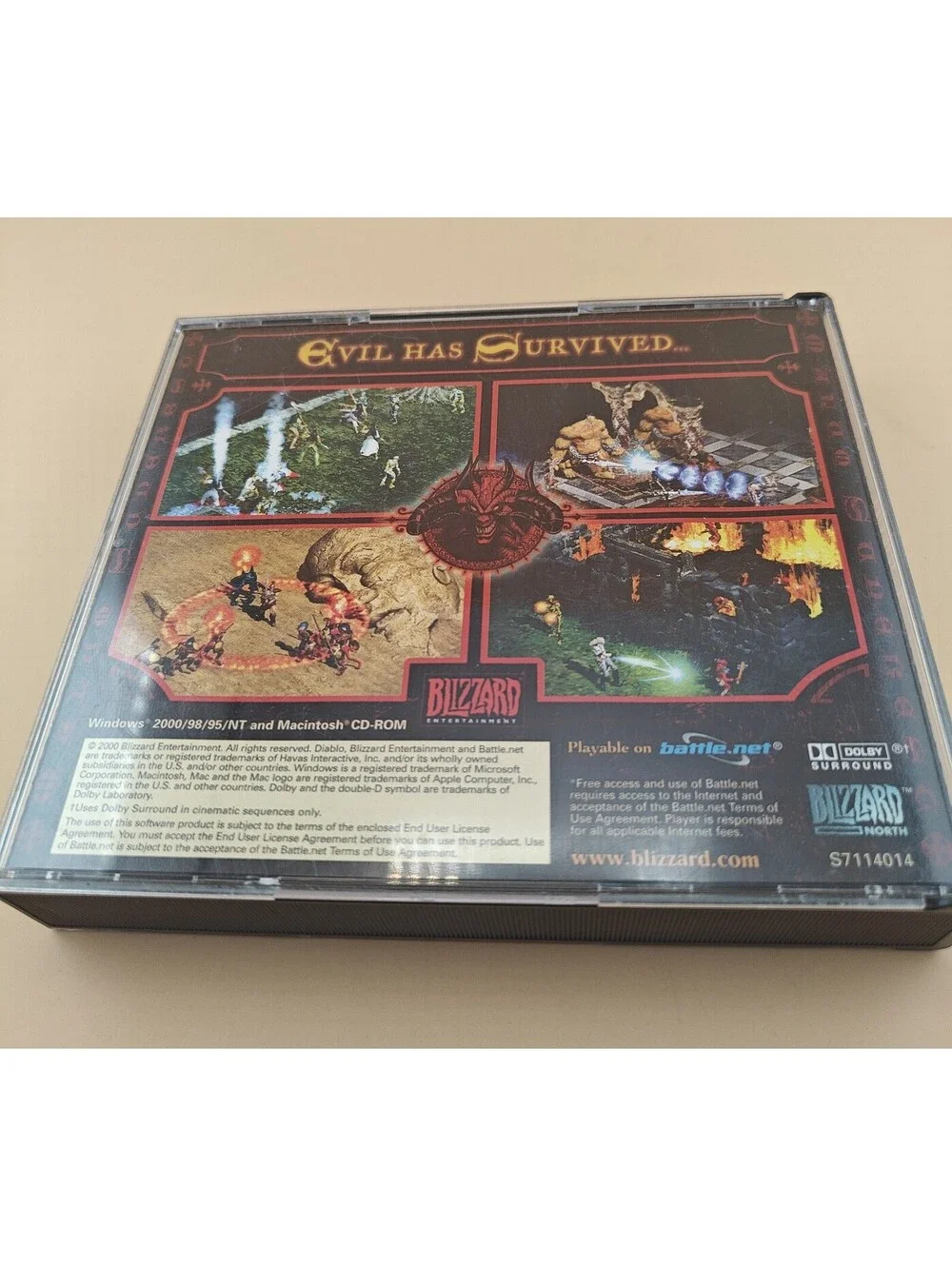 Diablo II PC Game Jewel Case Only With CD Key